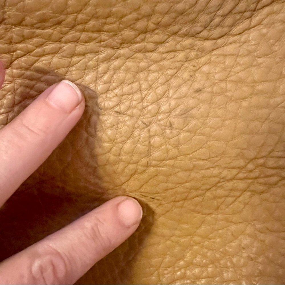 Coach 2006 Legacy Tan Thick Pebble Grain Leather Shoulder Hobo Bag Purse - Picture 15 of 17